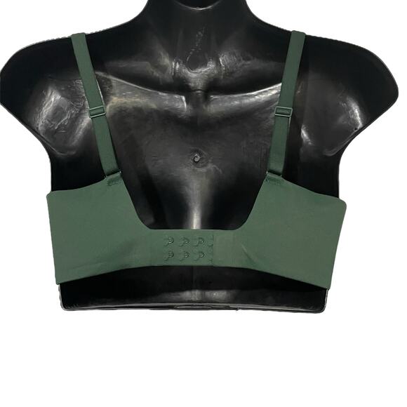 Aerie Womens Bra Size Small Green Smoothez Wireless Bralette Adjustable Straps - Picture 2 of 8